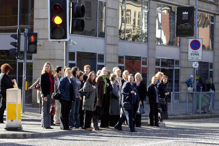 trafikklys på en fotgjengerovergang 