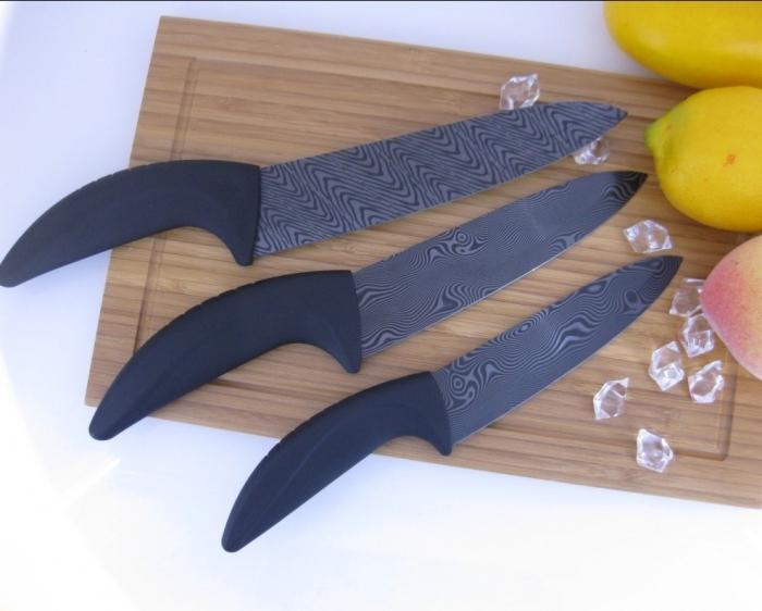 Kniv santoku - japansk av europeisk opprinnelse