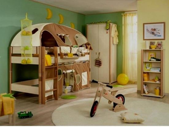 Den opprinnelige ideen til et barns rom vil hjelpe babyens drømmer til å bli oppfylt