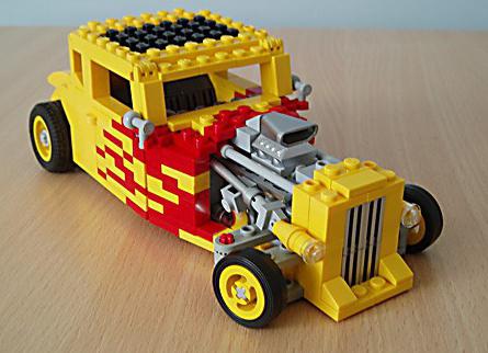 Hvordan lage en bil fra Lego i henhold til instruksjonene og uten den