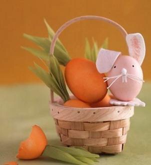 kanin med gulrøtter fra eggskjell
