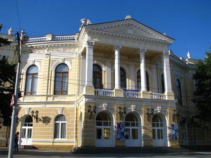 Teatre i Rostov-til-Don: liste, adresser, beskrivelse