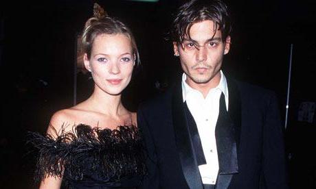 Johnny Depp og Kate Moss foto 