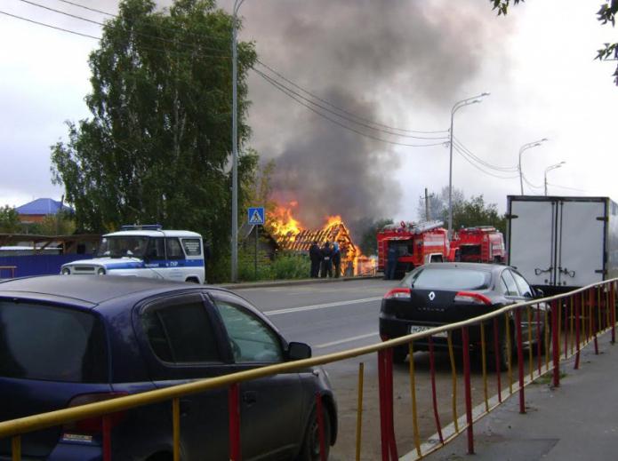 brann i Tyumen på sannhetsgaten