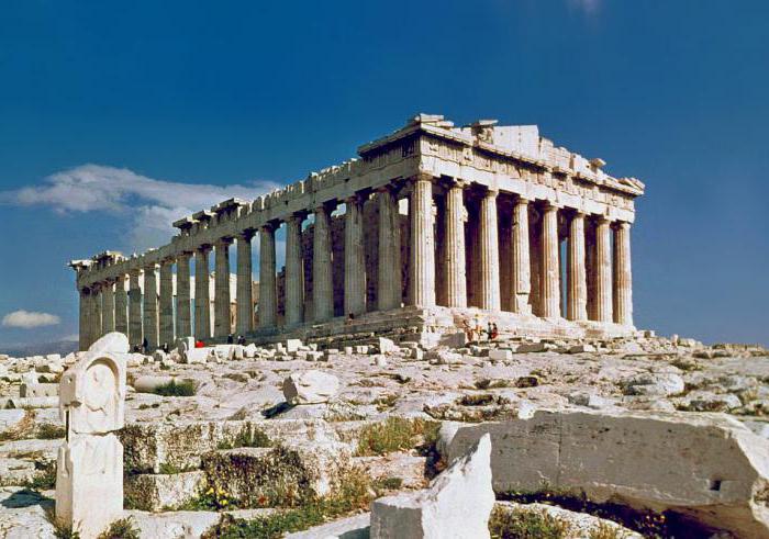  Tre hovedtyper av ordrer i gammel gresk arkitektur 