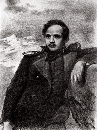 mann og natur i lyrikken Lermontov