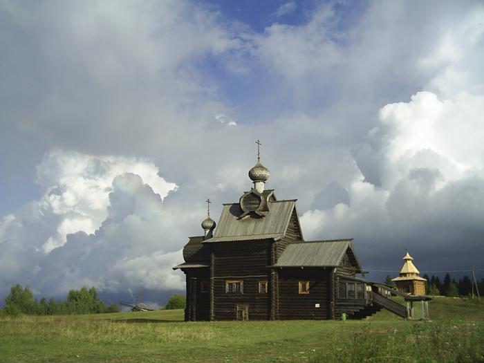 Sightseeings av landsbyen Khokhlovka (Perm region)