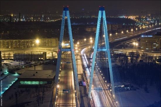 Kantemirovsky Bridge - syn på St. Petersburg