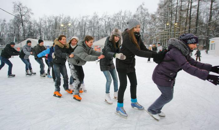 skøytebane i Izmailovsky Park sølvis