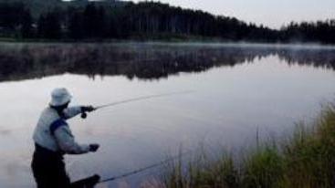 Mozhaiskoe reservoar er et vakkert sted for hvile og fiske!