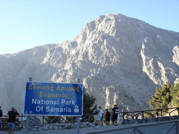 Samaria Gorge i Hellas