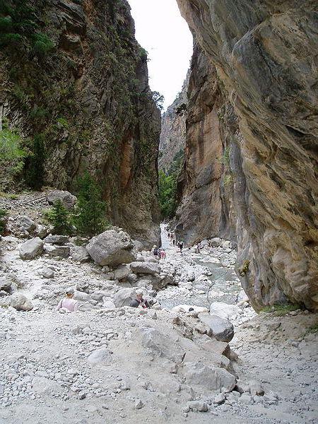 Samaria Gorge Kreta Hellas Beskrivelse