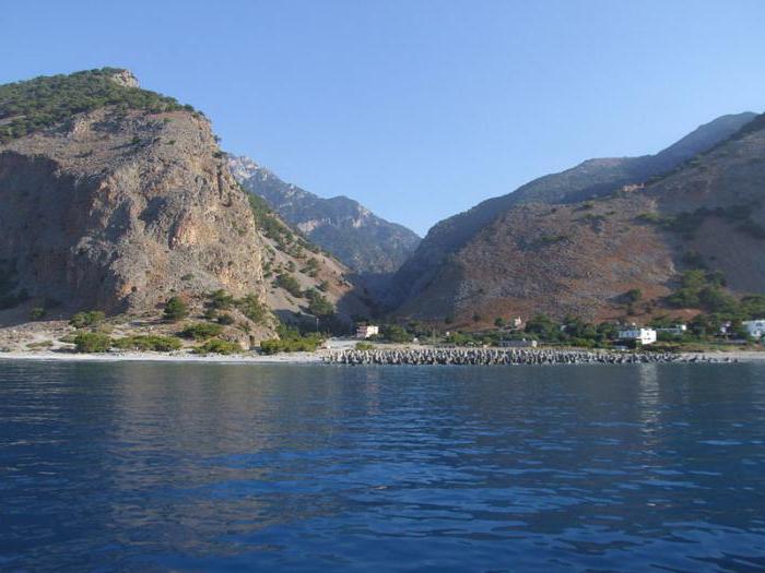 Samaria Gorge i Hellas