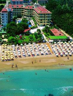 Tre-stjerners hotell "Aperion Beach" (Side, Tyrkia)