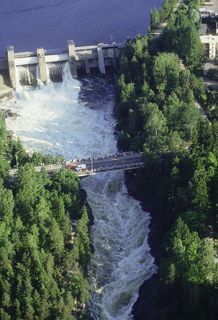 Imatra foss: skjønnhet på en tidsplan