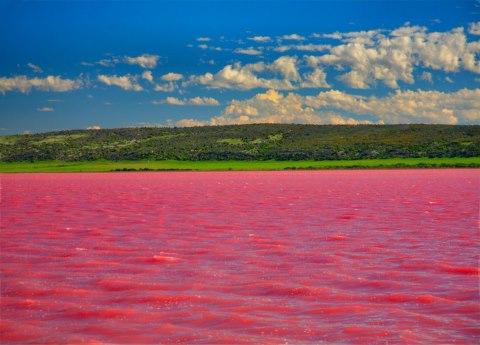 Mystiske steder på planeten - Pink Lake Hiller