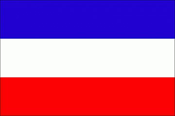 flagg av Serbia og Montenegro