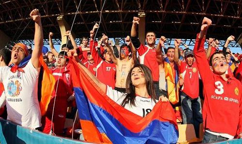 Befolkningen i Armenia i 2014 er